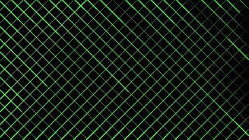 Glowing looping neon effect pattern abstract background, black background. video