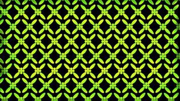 Glowing looping neon effect pattern abstract background, black background. video