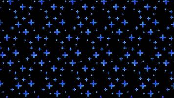 Glowing looping neon effect pattern abstract background, black background. video