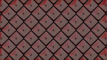 Glowing looping neon effect pattern abstract background, black background. video