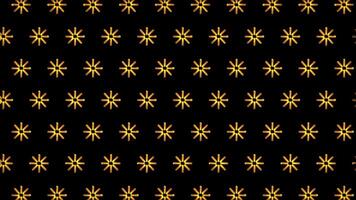 Glowing looping neon effect pattern abstract background, black background. video