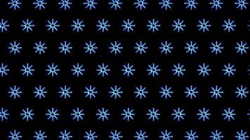 Glowing looping neon effect pattern abstract background, black background. video
