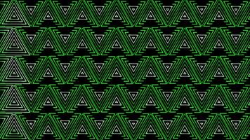 Glowing looping neon effect pattern abstract background, black background. video