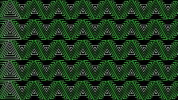 Glowing looping neon effect pattern abstract background, black background. video