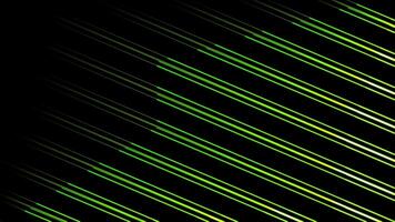 Glowing looping neon effect pattern abstract background, black background. video