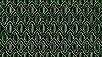 Glowing looping neon effect pattern abstract background, black background. video