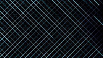 Glowing looping neon effect pattern abstract background, black background. video