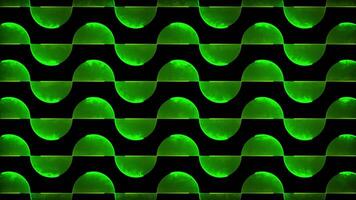 Glowing looping neon effect pattern abstract background, black background. video