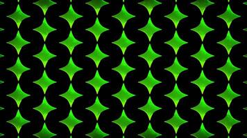 Glowing looping neon effect pattern abstract background, black background. video