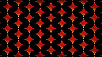 Glowing looping neon effect pattern abstract background, black background. video