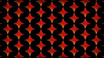 Glowing looping neon effect pattern abstract background, black background. video