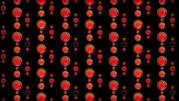 Glowing looping neon effect pattern abstract background, black background. video