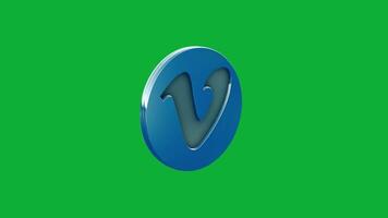 Seamless Vimeo Icon Animation- Master the art of making effortless Vimeo Symbol animations. Ideal for enhancing digital projects with high-quality visuals. video