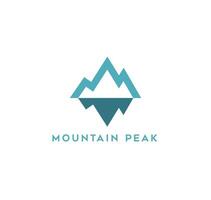 mountain adventure logo vector illustration isolated