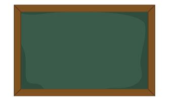 blank school green board isolated vector