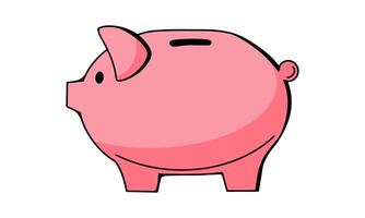 piggy bank for money saving vector