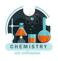 chemistry science education concept vector