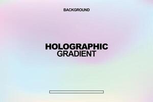 soft pastel holographic gradient background vector