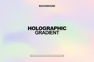 soft pastel holographic gradient background vector