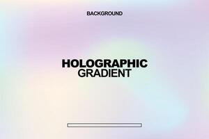 soft pastel holographic gradient background vector