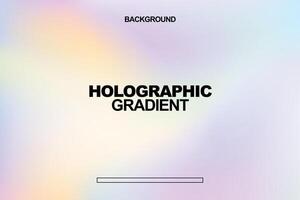 soft pastel holographic gradient background vector