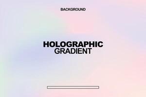 soft pastel holographic gradient background vector