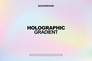 soft pastel holographic gradient background vector