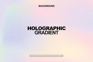 soft pastel holographic gradient background vector