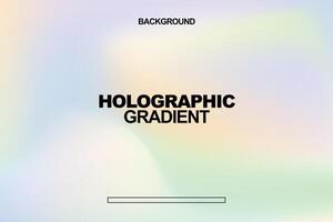 soft pastel holographic gradient background vector