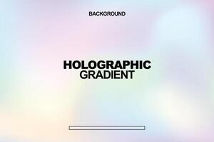 soft pastel holographic gradient background vector