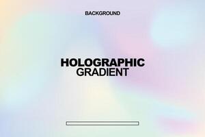 soft pastel holographic gradient background vector