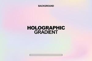 soft pastel holographic gradient background vector