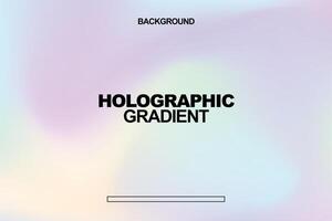 soft pastel holographic gradient background vector