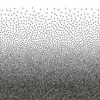 Stipple gradation. Vector dotted grunge gradient. Textured monochrome background. Spray dots texture