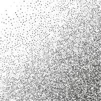 Stipple ink texture. Vector dotted grunge textured background. Dark corner monochrome grayscale gradient