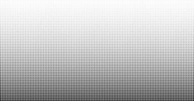 Halftone gradient vector grunge background. From light to dark dots. Backdrop template