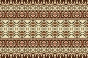 Geometric Ethnic Pattern Oriental Style.  Vector design for fabric, carpet, tile, embroidery, wallpaper, and background