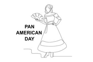 Pan American Princess Day Dress vector