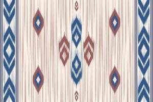 ikat seamless pattern abstract background for textile design. Can be used in fabric design for clothes, wrapping, carpet vector