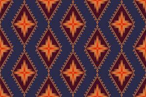 Geometric seamless ethnic pattern. Geometric ethnic pattern can be used in fabric design for clothes, wrapping, textile, embroidery, carpet vector