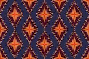 Geometric seamless ethnic pattern. Geometric ethnic pattern can be used in fabric design for clothes, wrapping, textile, embroidery, carpet vector