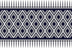 Geometric seamless ethnic pattern. Geometric ethnic pattern can be used in fabric design for clothes, wrapping, textile, embroidery, carpet, tribal pattern vector