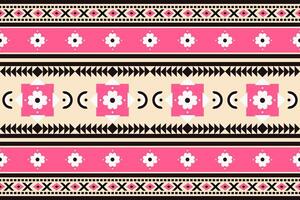 Geometric seamless ethnic pattern. Geometric ethnic pattern can be used in fabric design for clothes, wrapping, textile, embroidery, carpet, tribal pattern vector