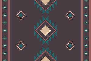 Geometric seamless ethnic pattern. Can be used in fabric design for cloth, fabric, carpet vector