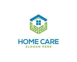 Care home logo design icon vector template.