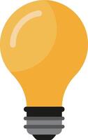 Light bulb with rays shine Energy and idea symbol vector