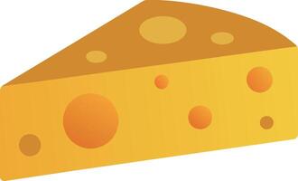 Cheese isolated vector art illustration