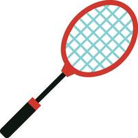 vector bádminton raqueta aislado en blanco antecedentes