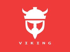 vikingo logo diseño icono símbolo vector ilustración. humano vikingo logo diseño modelo.