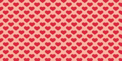 linda amor corazón sin costura modelo ilustración. linda romántico rosado corazones antecedentes impresión. San Valentín día día festivo, romántico Boda diseño. vector